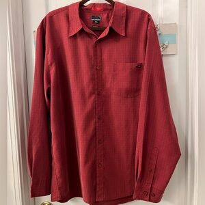 Vintage Oakley Burgundy Long Sleeve Shirt Sz XXL